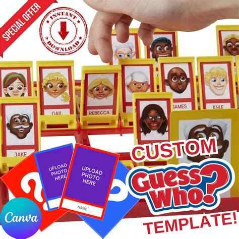 customized guess who game